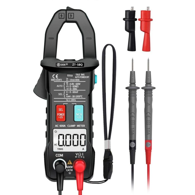 BSIDE ZT-5BQ 6000 Counts High Precision NCV Test Digital Smart Clamp Meter with BT Function True RMS Clamp Type Multimeter  |   Digital Multimeters & Oscilloscopes Digital Multimeters & Oscilloscopes Digital Multimeters & Oscilloscopes