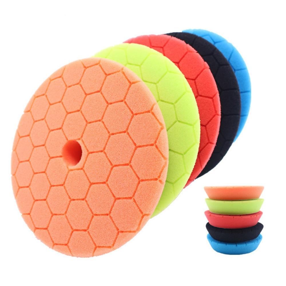 Buffing Polishing Pads 5 Pcs 6 Inch Large Size Sponge Polishing Pads Car Foam Buffing Sponge Pads Kit for Car Buffer Polisher Compounding Polishing Waxing  |   Power Tool Parts Power & Electrical Tools Power Tool Parts