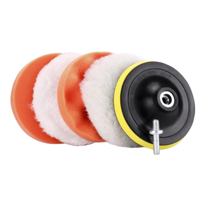 Car Foam Drill Buffing Pad Polishing Pad Kit 6 Pcs 4 Inch Car Buffer Polishing Kits Sponge and Wool Polishing Pads Set  |   Power Tool Parts Power & Electrical Tools Power Tool Parts