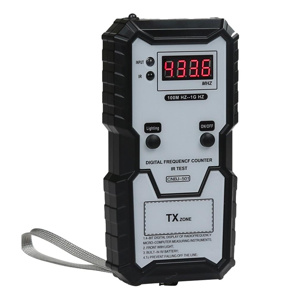 Car Keys Infrared Frequency Tester 100M-1GHZ 4-bit Digital Electronic Infrared Frequence Counter Test Instrument with Illumination Function  |   Other Instruments Measurement & Analysis Instruments Black