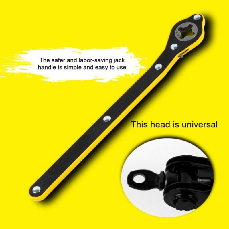 Car Use Labor-saving Jack Ratchet Wrench Garage Tire Wheel Wrench Portable Long Handle Wrench  |   Others Hardware & Gadgets Others