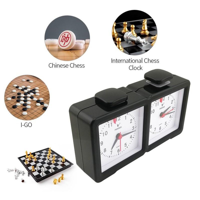 Chess Clock Quartz Electronic Analog Chess Clock Count Up Down Timer Game Timer I-go Count Up Down Timer  |   Other Instruments Measurement & Analysis Instruments Other Instruments