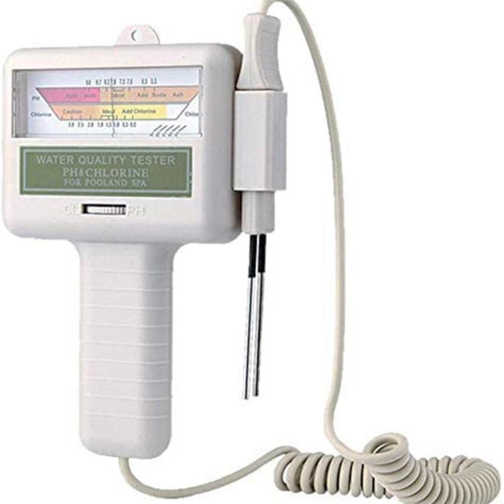 Chlorine Testing Device 2-in-1 Water Chlorine Content Measuring Machine Swimming Pool Chlorine Measuring Instrument Water Chlorine PH Tester  |   Water quality analysis equipment Measurement & Analysis Instruments Water quality analysis equipment