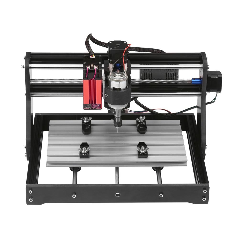 CNC 3018 Pro Router Kit GRBL Control 3 Axis with with Offline Controller 10W Laser Module Plastic Acrylic PCB PVC Wood Carving Milling Engraving Machine Engraver XYZ Working Area 300x180x40mm  |   Electrical Equipment & Supplies Electrical Equipment & Supplies Electrical Equipment & Supplies