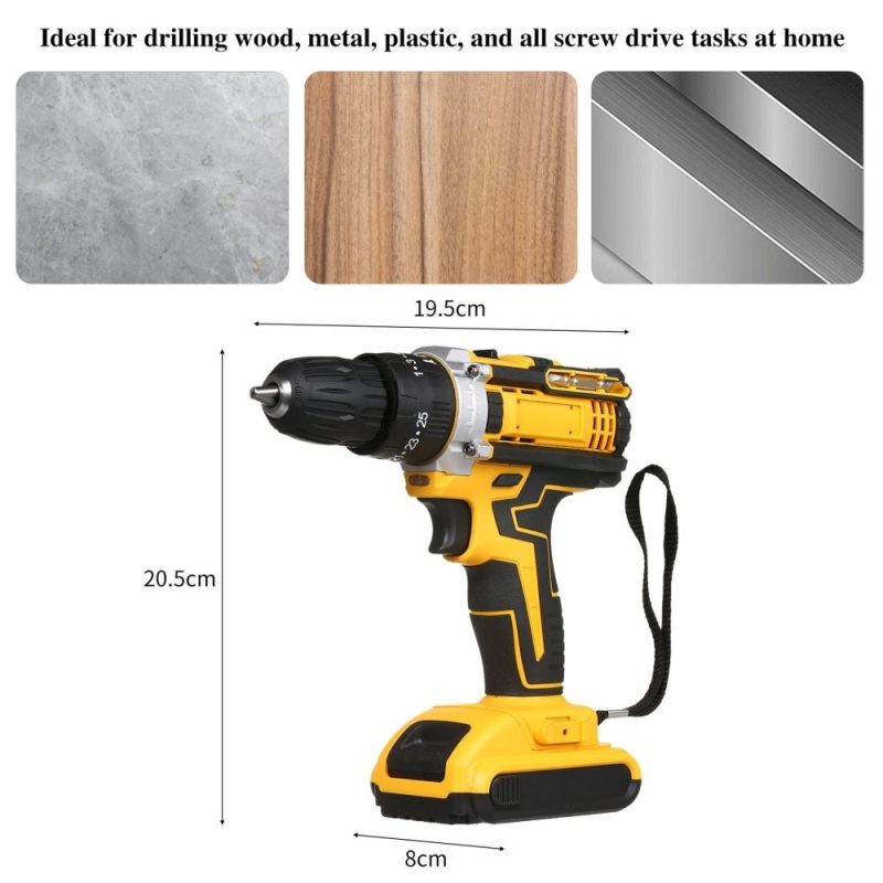 Cordless Drill Driver Kits with 2 Battery  |   Electrical Equipment & Supplies Electrical Equipment & Supplies Blue/Yellow