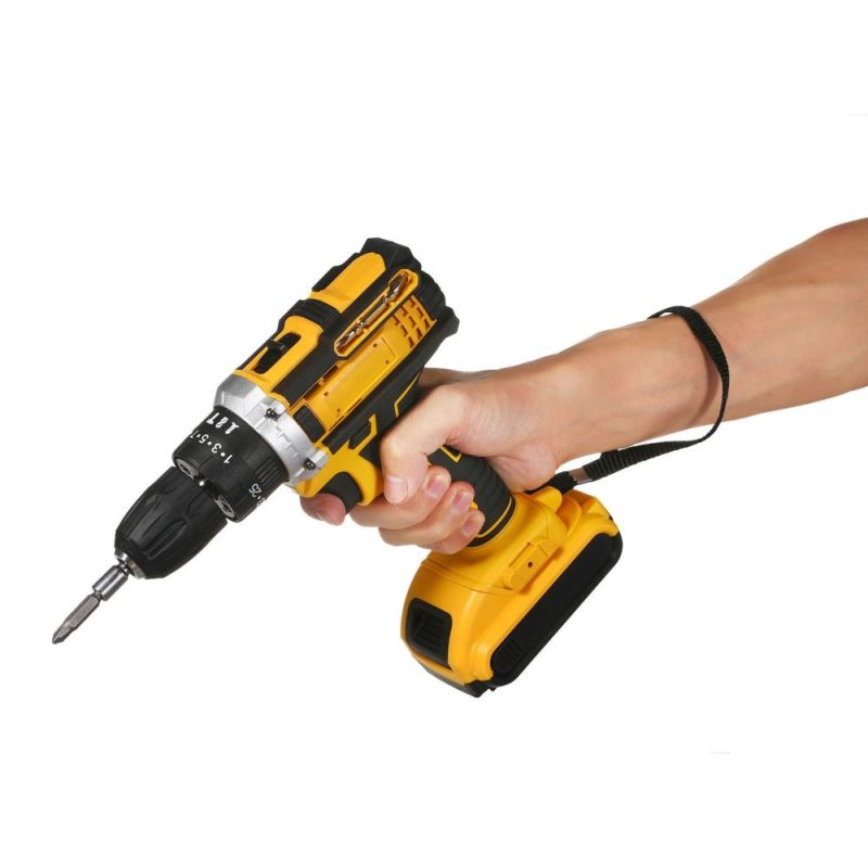 Cordless Drill Driver Kits with 2 Battery  |   Electrical Equipment & Supplies Electrical Equipment & Supplies Blue/Yellow