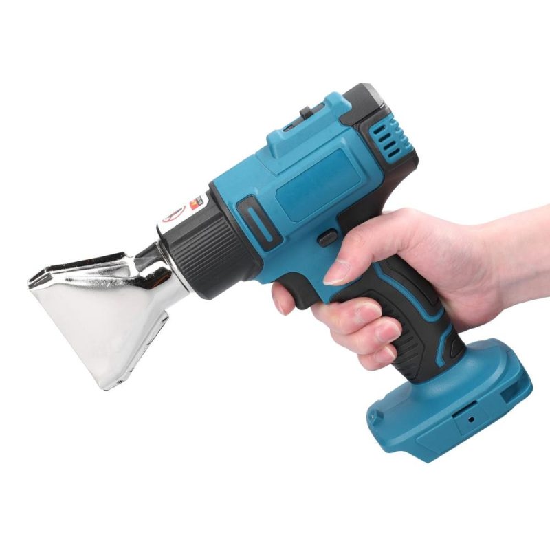 Cordless Handheld Hot Air Machine Lithium Rechargeable Heating Equipment Temperatures Adjustable Power Tool with 5 Nozzles 2 Scrapers  |   Glue Gun Glue Gun Glue Gun