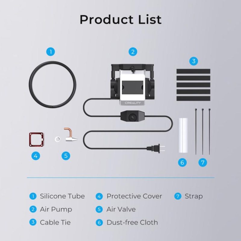 Creality Official Air Assist Kit for Laser Falcon 10W Laser Cutter and Engraver Pump Air Compressor  |   Laser Equipment Laser Equipment Laser Equipment