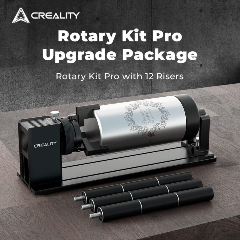 Creality Rotary Kit Pro 3-in-1 Jaw Rotary Roller with 12pcs Risers  |   Laser Equipment Laser Equipment Laser Equipment