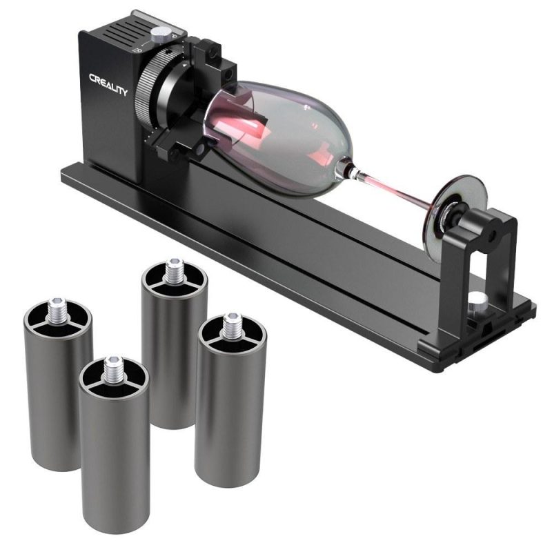 Creality Rotary Kit Pro 3-in-1 Jaw Rotary Roller with 4pcs Risers  |   Laser Equipment Laser Equipment Laser Equipment