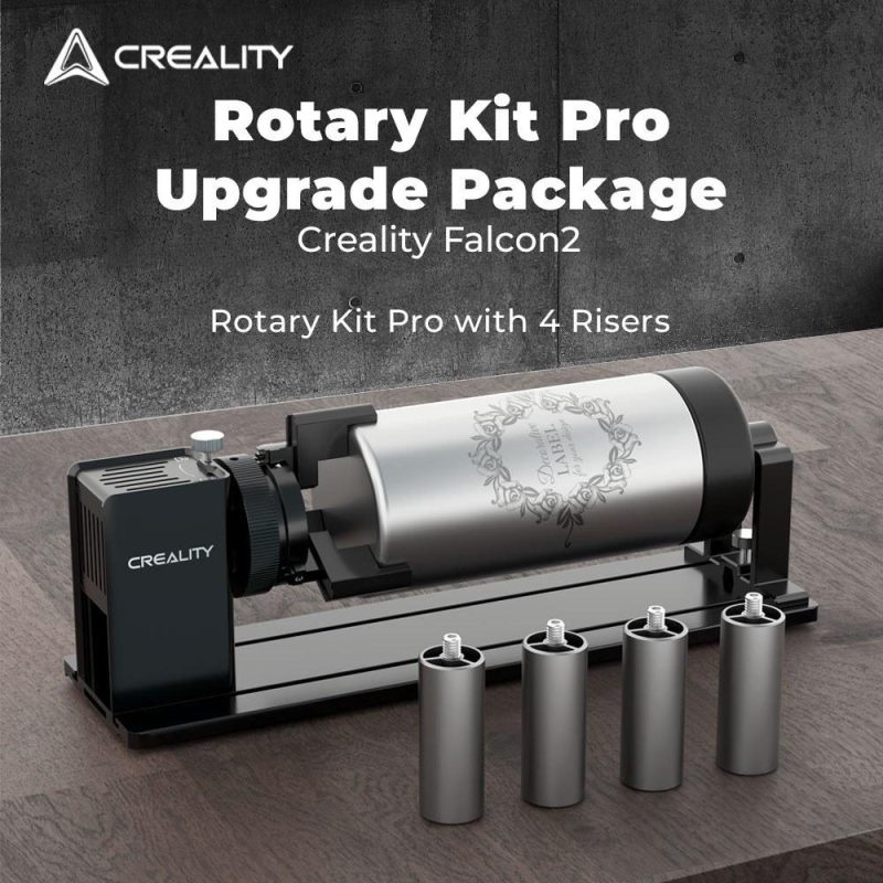 Creality Rotary Kit Pro 3-in-1 Jaw Rotary Roller with 4pcs Risers  |   Laser Equipment Laser Equipment Laser Equipment