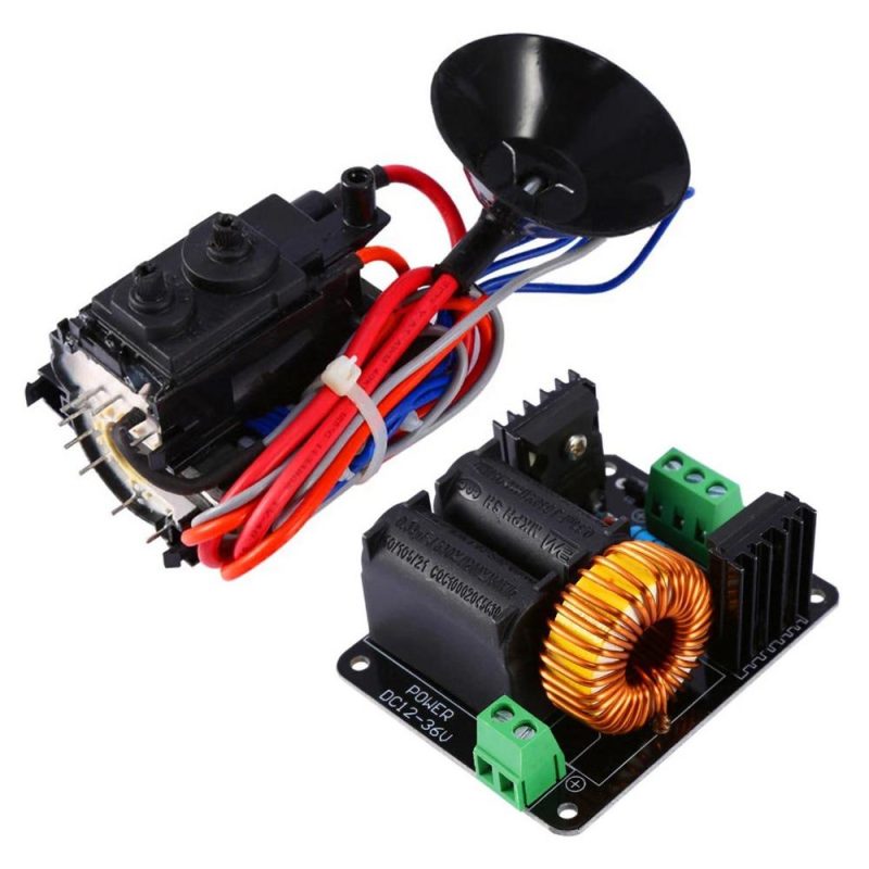 DC12-24V ZVS Coil Driver Board Flyback Driver Module with Ignition Coil High Voltage DC Power Supply Replacement for Tesla  |   Modules Modules Modules