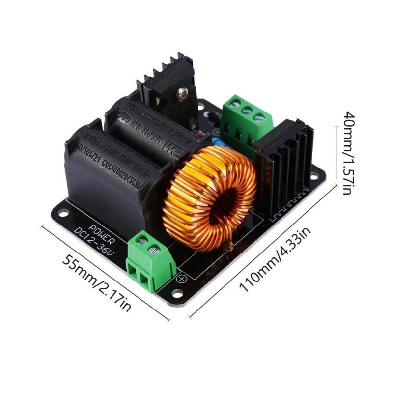 DC12-24V ZVS Coil Driver Board Flyback Driver Module with Ignition Coil High Voltage DC Power Supply Replacement for Tesla  |   Modules Modules Modules