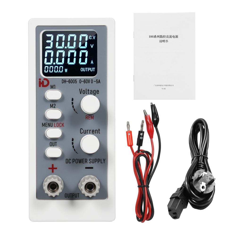 DH-6005 Programmable Variable Regulated DC Power Supply 0-60V 0-5A 4-Digital LED Display Precision Adjustable Regulated Switching Power Supply with Encoder knob Adjustment  |   Other Instruments Measurement & Analysis Instruments Other Instruments