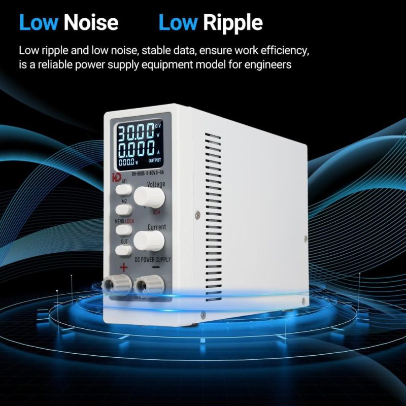 DH-6005 Programmable Variable Regulated DC Power Supply 0-60V 0-5A 4-Digital LED Display Precision Adjustable Regulated Switching Power Supply with Encoder knob Adjustment  |   Other Instruments Measurement & Analysis Instruments Other Instruments