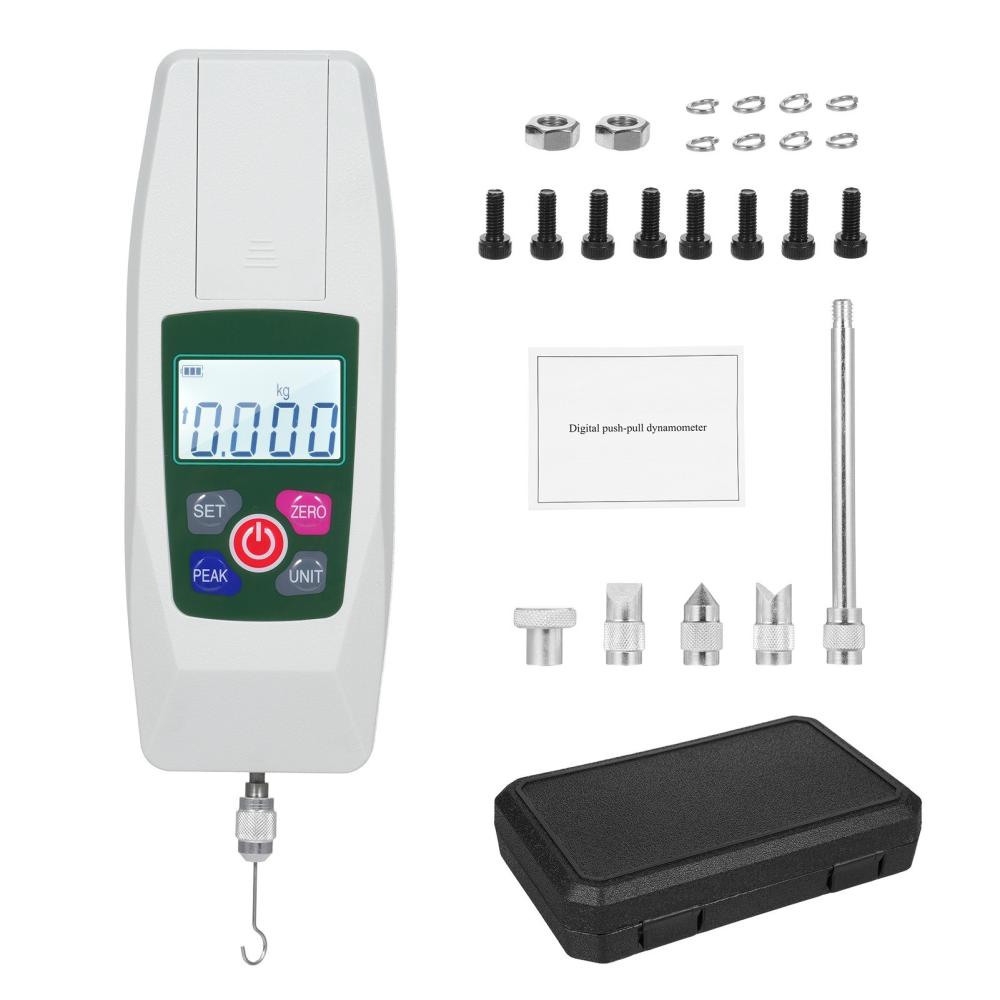 Digital Force Gauge 50N/5kg/11lb/180oz Push and Pull Tester Meter Mini Dynamometer with 4 Measurement Units N Kg Lb Oz Automatic Backlight Buzzer Alarm Function 1% Accuracy  |   Other Instruments Measurement & Analysis Instruments Other Instruments