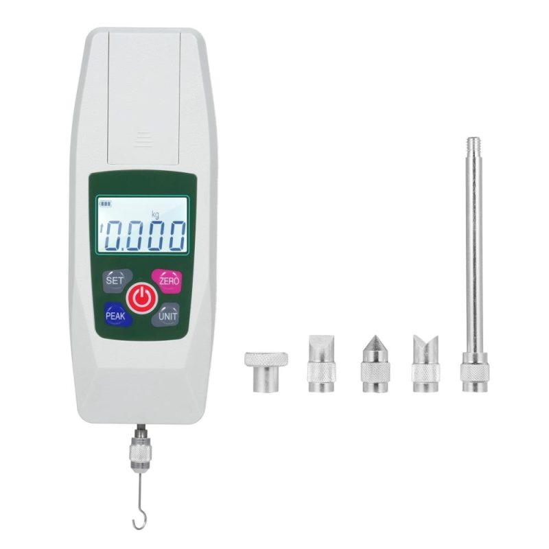 Digital Force Gauge 50N/5kg/11lb/180oz Push and Pull Tester Meter Mini Dynamometer with 4 Measurement Units N Kg Lb Oz Automatic Backlight Buzzer Alarm Function 1% Accuracy  |   Other Instruments Measurement & Analysis Instruments Other Instruments