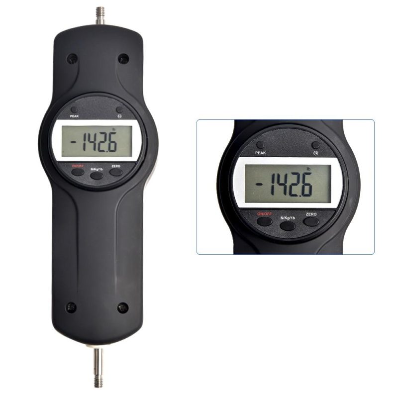 Digital Force Gauge Push Pull  Meter with 5 Side Heads Dynamometer Measuring Instruments SDF Economic Force Gauge Model EDF-100  |   Other Instruments Measurement & Analysis Instruments Black