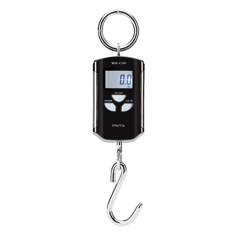 Digital Hanging Scale 200kg/ 440lb Portable Crane Scale LCD Backlight Steel Hook Scales for Farm Fishing Hunting Food Market Outdoor Work  |   Other Instruments Measurement & Analysis Instruments Other Instruments