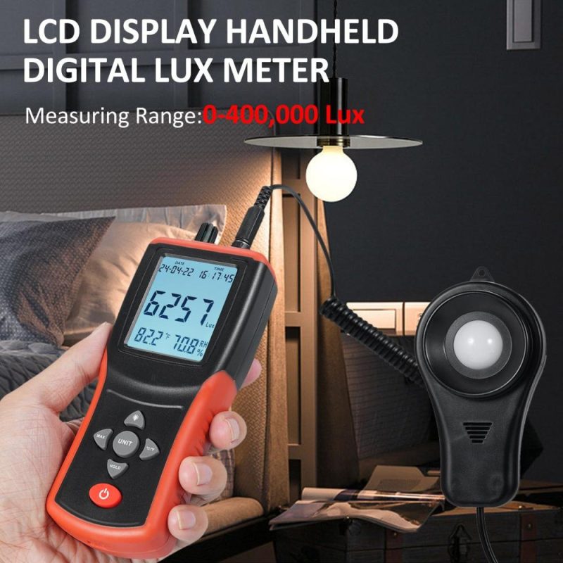 Digital Lux Meter 400,000 Lux Digital LCD Pocket Light Meter Lux/FC Measure Tester illuminometer Sensor Photometer TL-603  |   Other Instruments Measurement & Analysis Instruments Multicolor