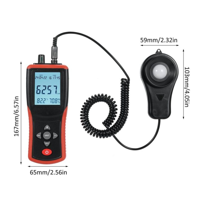 Digital Lux Meter 400,000 Lux Digital LCD Pocket Light Meter Lux/FC Measure Tester illuminometer Sensor Photometer TL-603  |   Other Instruments Measurement & Analysis Instruments Multicolor