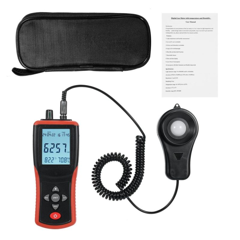 Digital Lux Meter 400,000 Lux Digital LCD Pocket Light Meter Lux/FC Measure Tester illuminometer Sensor Photometer TL-603  |   Other Instruments Measurement & Analysis Instruments Multicolor