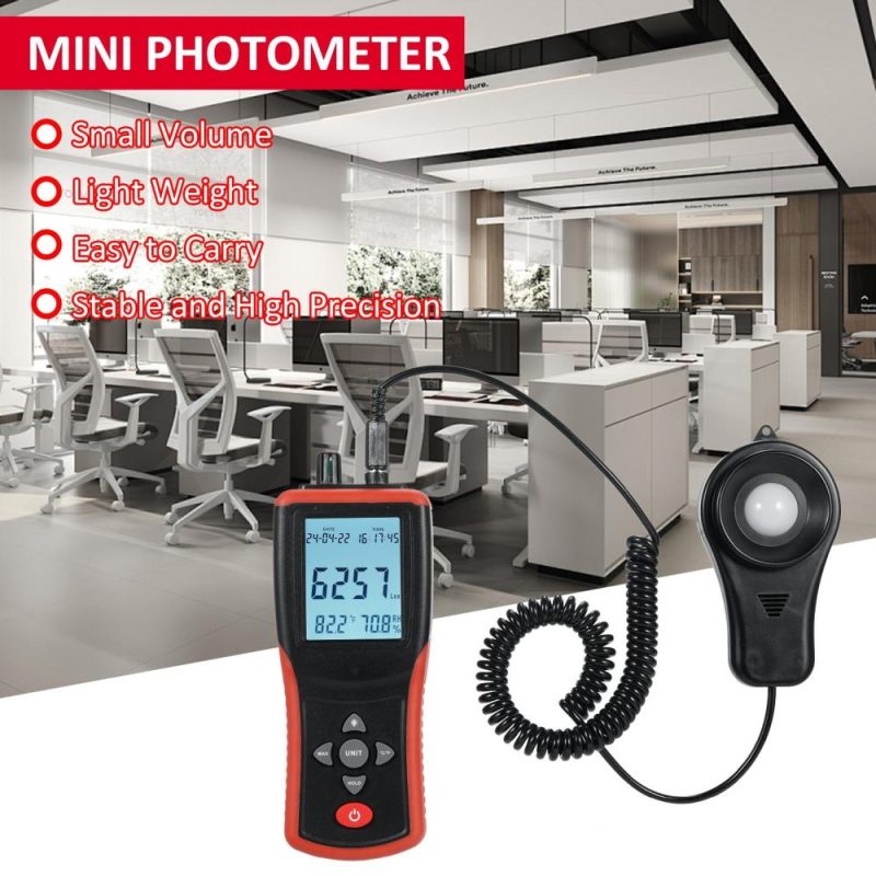 Digital Lux Meter 400,000 Lux Digital LCD Pocket Light Meter Lux/FC Measure Tester illuminometer Sensor Photometer TL-603  |   Other Instruments Measurement & Analysis Instruments Multicolor