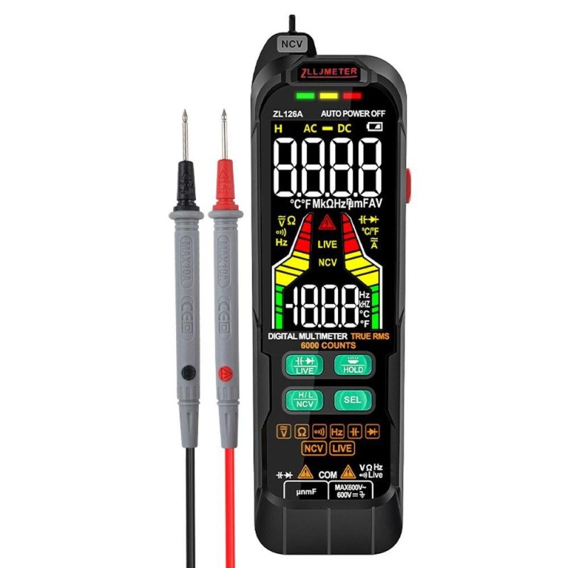 Digital Multimeter Professional Tester Meter Alternating Current Direct Current Voltage Multimetro True RMS Capacitance Temp Detector Multitester  |   Digital Multimeters & Oscilloscopes Digital Multimeters & Oscilloscopes Digital Multimeters & Oscilloscopes