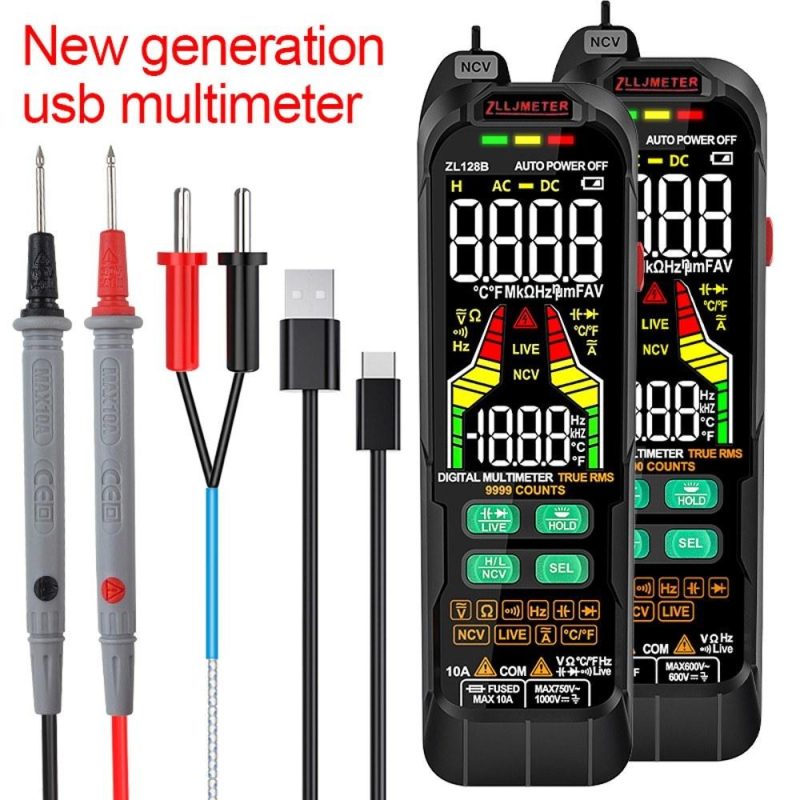 Digital Multimeter Professional Tester Meter Alternating Current Direct Current Voltage Multimetro True RMS Capacitance Temp Detector Multitester  |   Digital Multimeters & Oscilloscopes Digital Multimeters & Oscilloscopes Digital Multimeters & Oscilloscopes