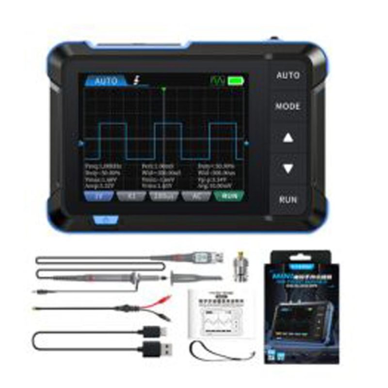 Digital Oscilloscope Signal Generator 2.8 Inch Display Handheld Oscope Meter Handheld 1M Bandwidth 5MS/s Sampling Rate Oscillometer (High Configuration)  |   Digital Multimeters & Oscilloscopes Digital Multimeters & Oscilloscopes Digital Multimeters & Oscilloscopes