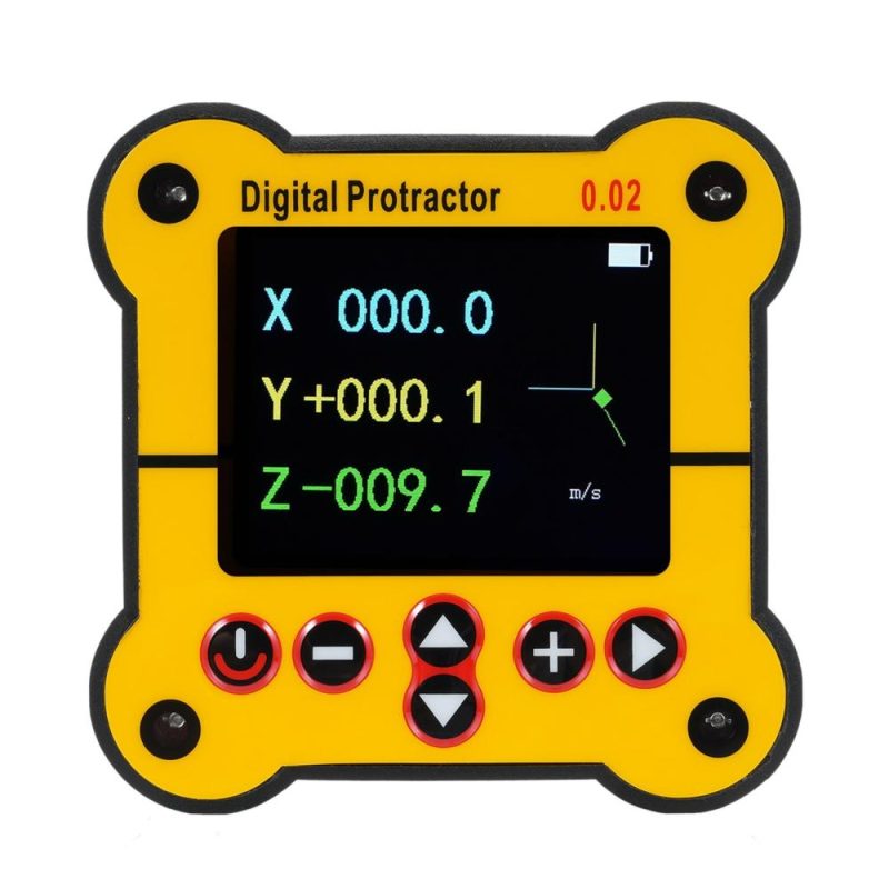 Digital Protractor Electronic Level and Angle Gauge Angle Finder Tool Protractor Inclinometer Dual Axis Level 0.02°Resolution Woodworking Tools for Construction Woodworking and Machinery  |   Other Instruments Measurement & Analysis Instruments Other Instruments