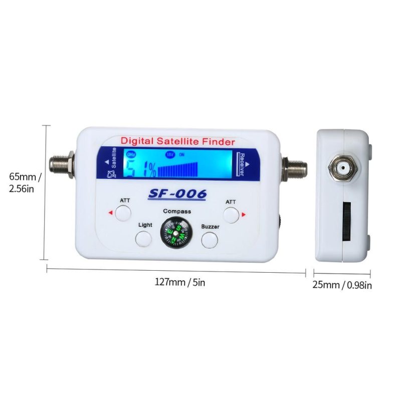 Digital Satellite Finder Satellite Signal Meter Mini Digital Satellite Signal Finder Meter with LCD Display Digital Satfinder with Compass  |   Other Instruments Measurement & Analysis Instruments Other Instruments