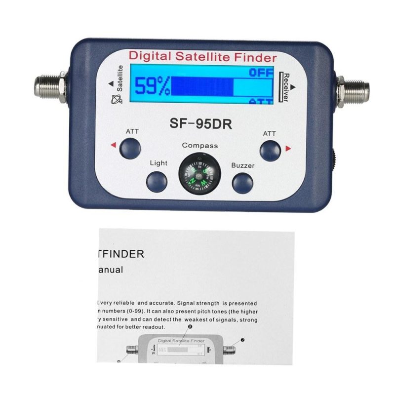 Digital Satellite Finder Satellite Signal Meter Mini Digital Satellite Signal Finder Meter with LCD Display Digital Satfinder with Compass  |   Other Instruments Measurement & Analysis Instruments Other Instruments