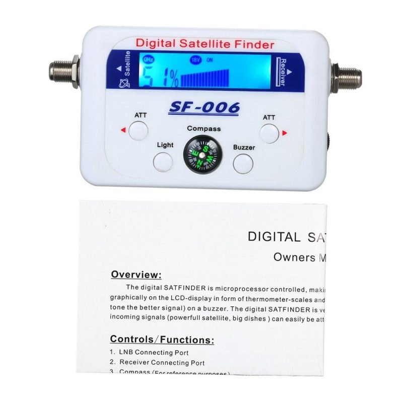 Digital Satellite Finder Satellite Signal Meter Mini Digital Satellite Signal Finder Meter with LCD Display Digital Satfinder with Compass  |   Other Instruments Measurement & Analysis Instruments Other Instruments