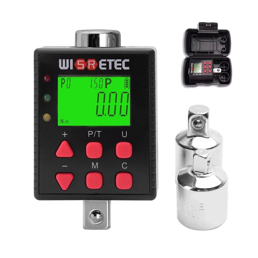 Digital Torque Meter Digital Backlight Display Wrench Torque Tester Two Working Modes Adjustable Five Units Switchable with Buzzer and LED Indicator Light Function  |   Other Instruments Measurement & Analysis Instruments Other Instruments