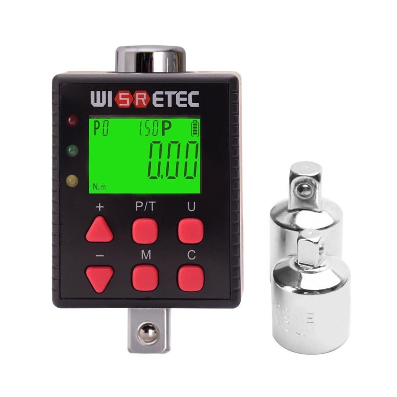 Digital Torque Meter Digital Backlight Display Wrench Torque Tester Two Working Modes Adjustable Five Units Switchable with Buzzer and LED Indicator Light Function  |   Other Instruments Measurement & Analysis Instruments Other Instruments