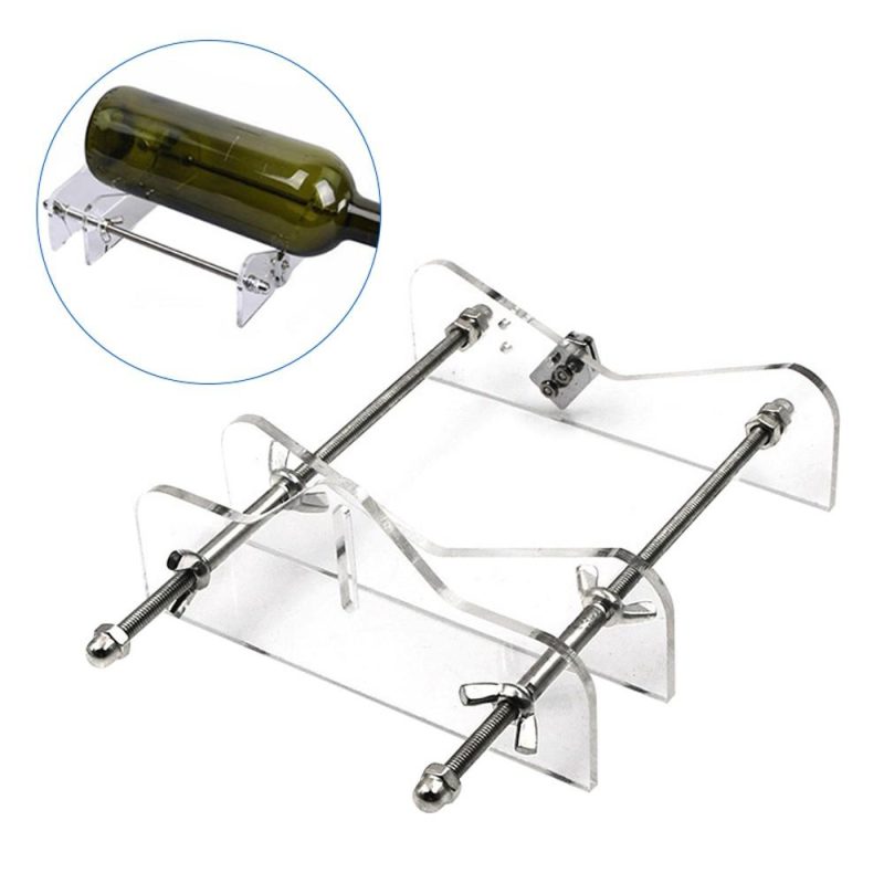 DIY Glass Bottle Cutter Adjustable Sizes Metal Glassbottle Cut Machine for Crafting Wine Bottles Household  Decorations Cutting Tool  |   Hardware & Accessories Hardware & Accessories Hardware & Accessories