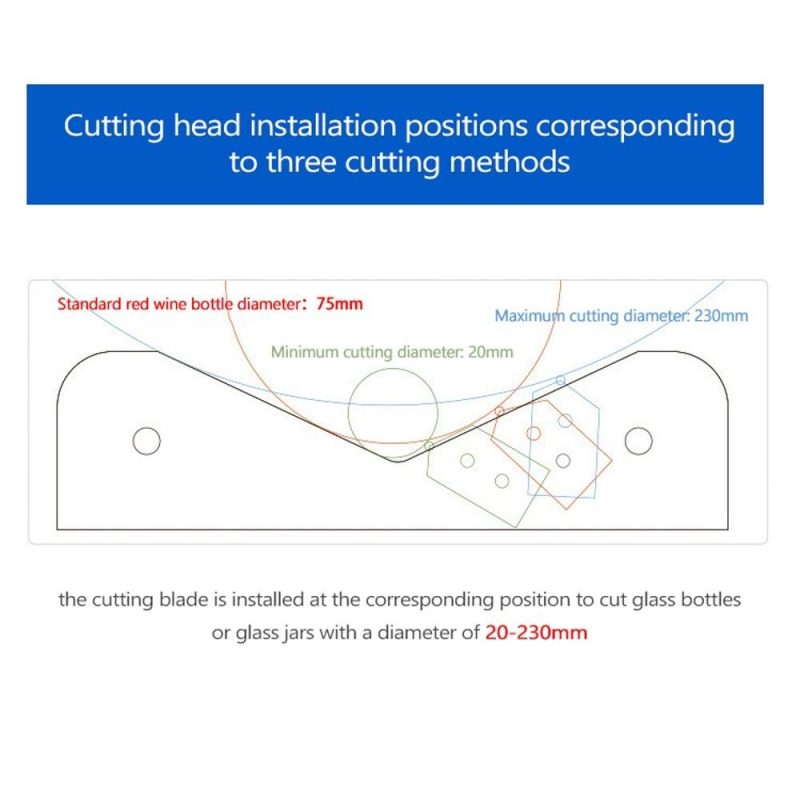 DIY Glass Bottle Cutter Adjustable Sizes Metal Glassbottle Cut Machine for Crafting Wine Bottles Household  Decorations Cutting Tool  |   Hardware & Accessories Hardware & Accessories Hardware & Accessories