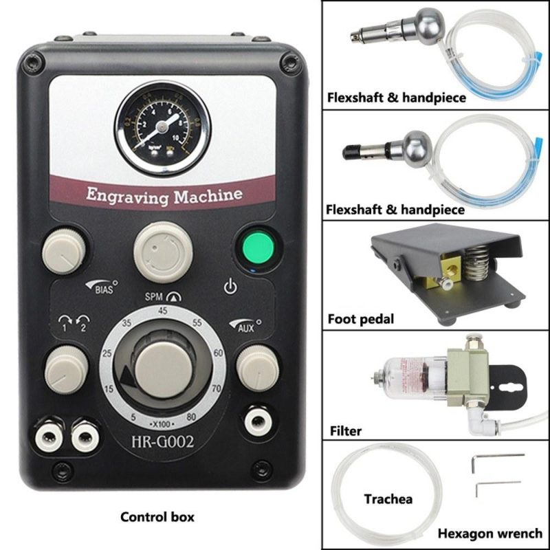 Double-Headed Pneumatic Engraving Machine Jewelry RollingEdge Machine Engraving Machine Carving Machine Metal Carving RollingEdge Machine  |   Electrical Equipment & Supplies Electrical Equipment & Supplies Electrical Equipment & Supplies