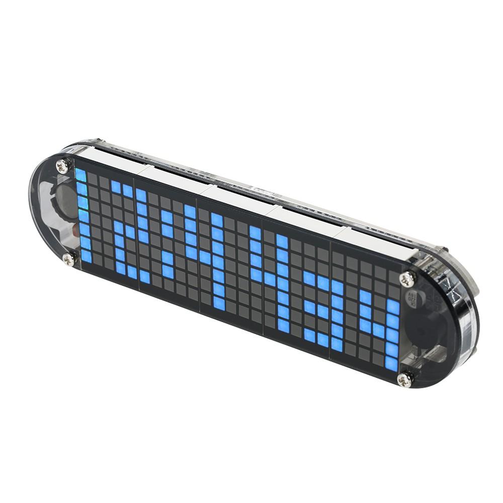 DS3231 High Accuracy DIY Digital Dot Matrix LED Alarm Clock Kit with Transparent Case Temperature Date Time Display  |   Modules Modules Blue/Green/Red/White