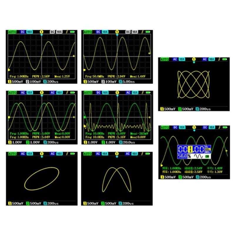 DSO2512G 120M Bandwidth Portable Handheld Dual Channel Oscilloscope with 2.8 Inch Display Screen  |   Digital Multimeters & Oscilloscopes Digital Multimeters & Oscilloscopes Blue