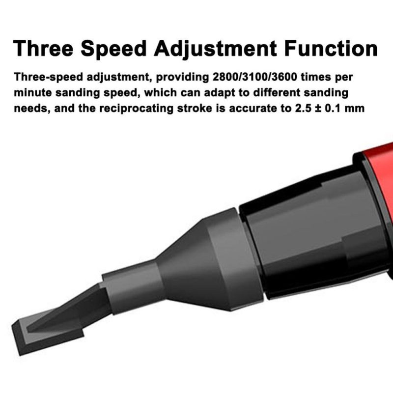 DSPIAE Reciprocating Electric Sanding Pen Model DIY Grinding and Polishing Machine 3-Speed Adjustable 10 Light Effects Adjustment with Grinding Heads and Pre-Cut Sandpapers  |   Electrical Equipment & Supplies Electrical Equipment & Supplies Electrical Equipment & Supplies