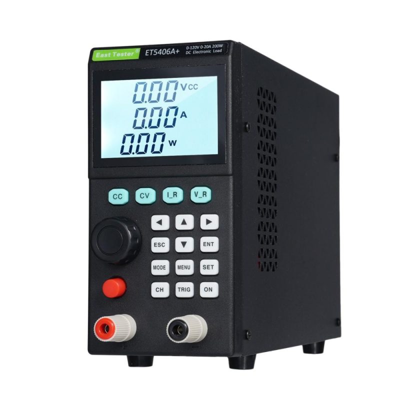 East Tester ET5406A+ 200W 0-120V 0-20A Programmable DC Electronic Load Tester 1mV/1mA Mini Battery Tester for CC/CV Test  |   Other Instruments Measurement & Analysis Instruments Other Instruments