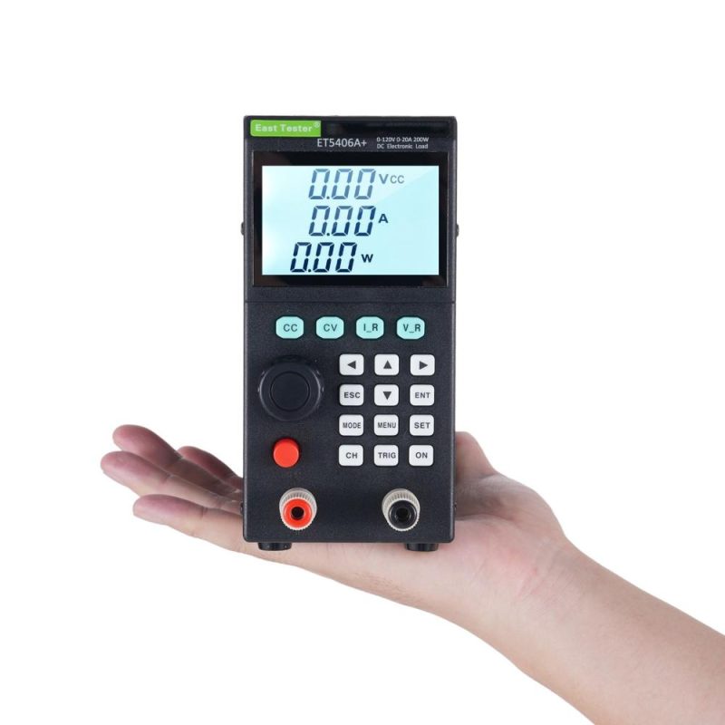 East Tester ET5406A+ 200W 0-120V 0-20A Programmable DC Electronic Load Tester 1mV/1mA Mini Battery Tester for CC/CV Test  |   Other Instruments Measurement & Analysis Instruments Other Instruments