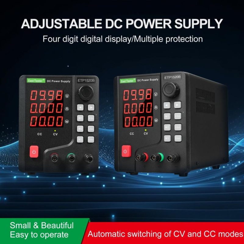 East Tester ETP1520B DC Regulated Power Supply 300W 15V 20A Single Channel DC Regulated Power Supply  |   Other Instruments Measurement & Analysis Instruments Other Instruments