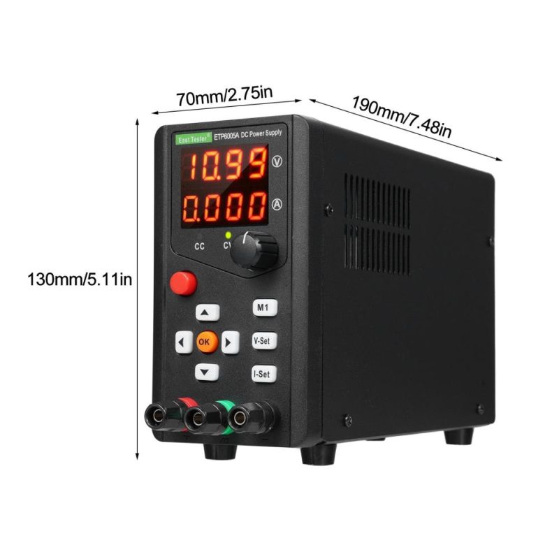 East Tester ETP6005A DC Regulated Power Supply 300W 60V 5A Single Channel Encoder Adjustment Maintenance Storage Remote Control Laboratory Power  |   Other Instruments Measurement & Analysis Instruments Other Instruments