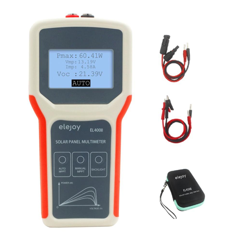 EL400B Upgrades Handheld Portable Photovoltaic Panel Power Supplys Multimeter Auto Manual MPPT Detection with LCD Display Screen  |   Digital Multimeters & Oscilloscopes Digital Multimeters & Oscilloscopes Digital Multimeters & Oscilloscopes