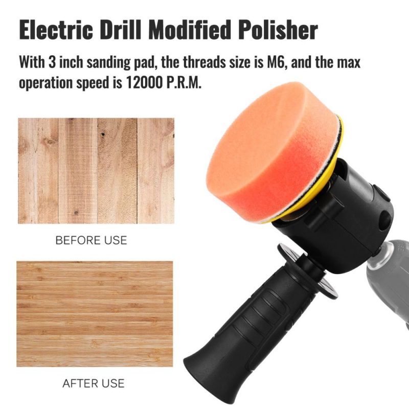 Electric Drill Modified Polisher Refit Eccentric Shock Polishing Tool Accessories Multifunctional Polisher Convenient Practical Refit Tools  |   Others Hardware & Gadgets Others