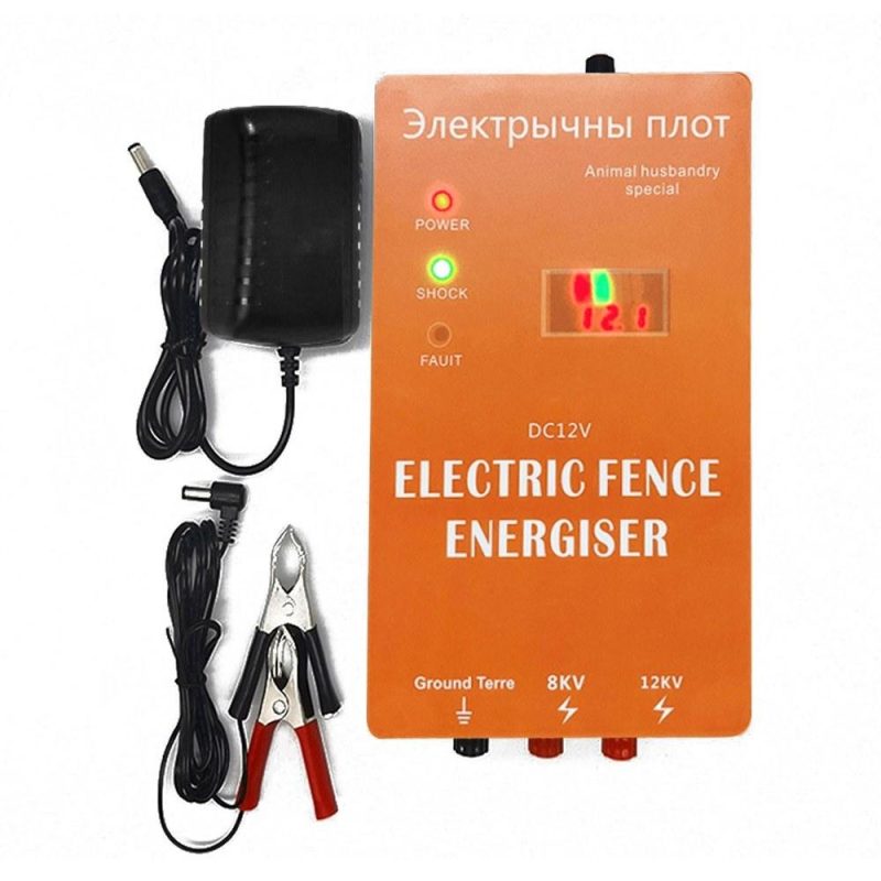 Electric Fence Animals Fence Energiser High Power Pulse Adjustable for Poultry Farm  |   Electrical Equipment & Supplies Electrical Equipment & Supplies Electrical Equipment & Supplies