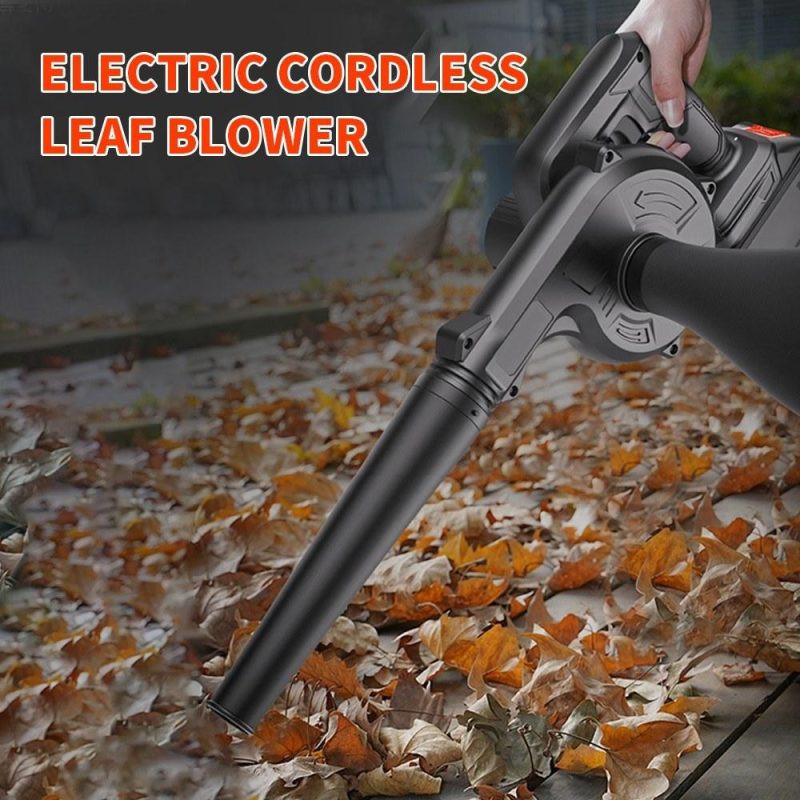 Electric Leaf Blower Handheld Cordless Leaf Blower with 2 Batteries and Charger  |   Electrical Equipment & Supplies Electrical Equipment & Supplies Black